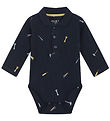 Hust and Claire Polo body L/æ - Rib - Bendy - Navy w. Tool