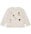 Hust and Claire Blouse - Ajna - Wheat Melange w. Flowers