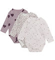 Hust and Claire Bodysuit L/æ - 3-Pack - Bella - Purple Dove