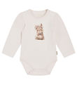 Hust and Claire Bodysuit L/æ - Britt - Wheat Melange w. Rabbit