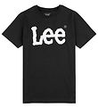 Lee T-Shirt - Wackelige Grafik - Schwarz