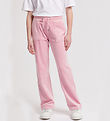 Juicy Couture Velours Hosen - Tonal Wide - Pink Nectar