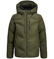 Jack & Jones Puffer Jacket - JCOSlay - Forest Night