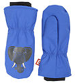 DYR-Cph Fäustlinge m. Fleece - TIERPfote - Blue Elefant