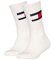 Tommy Hilfiger Socken - Rib - 2er-Pack - Weiß