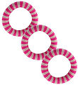 Elastique à Cheveux By Stær - 3 Pack - Ea - Rose Clair/Rose à Ra