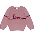 Freds World Bluse - Strick - Jacquard - Pink Haze