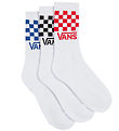 Vans Socken - 3er-Pack - Drop V Classic+ Karo Crew - Weiß