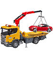 Bruder LKW - Scania Super 560R Pannenhilfe m. Licht/Sound & Road
