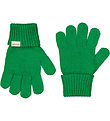 MarMar Handschuhe - Strick - Asche - Wolle/Baumwolle - Smaragd
