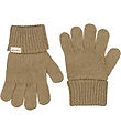 MarMar Handschuhe - Strick - Asche - Wolle/Baumwolle - Khaki