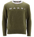 Marni Bluse - Wolle - Deep Lichen Green