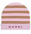 Marni Beanie - Knitted - Lilac Sachet w. Stripes