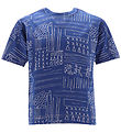 Marni T-shirt - True Blue/White w. Print