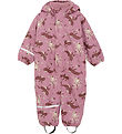CeLaVi Rainsuit w. Fleece - Foxglove
