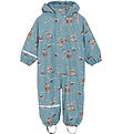 CeLaVi Rainsuit w. Fleece - Smoke Blue