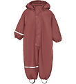 CeLaVi Rainsuit w. Fleece - Apple Butter