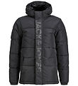 Jack & Jones Puffer Jacket - JCOSpeed ​​- Black/Tone In Tone