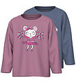 Name It Bluse - NmfVeen - 2er-Pack - Mauve Orchid/Wild Wind
