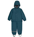Mikk-Line Rainwear w. Fleece/Suspenders - w. Suspenders - PU - R
