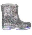 Mikk-Line Thermo Boots w. Light - Multicolour w. Glitter