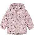 En Fant Steppjacke - Quilt - Brüniertes Flieder m. Blumen