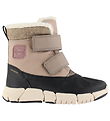 Geox Vinterkängor - Tex - Flexyper - Svart/Beige