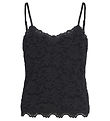 Rosemunde Top - Blonde Strap Top - Black