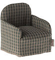 Maileg Miniature Armchair - Mouse - Green/Checs