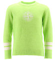 Stone Island Blouse - Wool - Lemon/White w. Logo