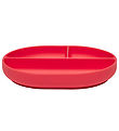 OYOY Plate - Enkei Suction - Silicone - Cherry Red