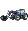 Bruder Tractor - New Holland T7.340 w. Front loader - 03121