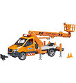 Bruder Arbeitsmaschine - MB Sprinter m. Arbeitsplattform und Lic
