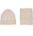 Liewood Beanie/Neck Warmer - Knitted - Lina Hamper - Sandy