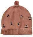 Liewood Beanie - Aster - Knitted - Dark Rosetta w. Cherry