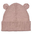 Liewood Beanie w. Ears - Gina - Knitted - Warm Lavender