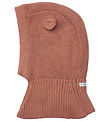 Liewood Balaclava - Hannibal Mr Bear - Knitted - Dark Rosetta