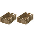 Liewood Klappbox - 25x18x9,5 cm - Small - 2er-Pack - Hafer