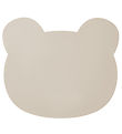 Liewood Placemat - Aura Bear - Silicone - Sandy