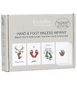 Vanilla Copenhagen Hand and Footprint Set - Brown/Green/Red