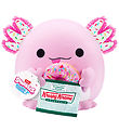 Snackles Soft Toy - 25 cm - Axolotl Abbie w. Krispy Kreme Doughn