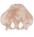 By Stær Hair Clip - Saga - 5.5x4 cm - Off White Marble