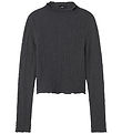 LMTD Bluse - NLFSaydi LS Crop Top - Magnet