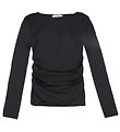 Hound Blouse - Wrinkle Top - Black