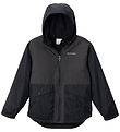 Columbia Rain Jacket w. Fleece - Rainy Trails II - Black