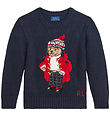 Polo Ralph Lauren Blouse - Knitted - Navy w. Red