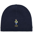 Polo Ralph Lauren Mütze m. Fleece - Strick - Navy