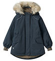 Wheat Winter Coat - Mathilde Tech - Dark Blue