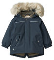 Wheat Winter Coat - Kasper Tech - Dark Blue