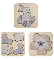 That's Mine Jigsaw Puzzle - 3+4+5 Bricks - Tree - Toby - Bunny